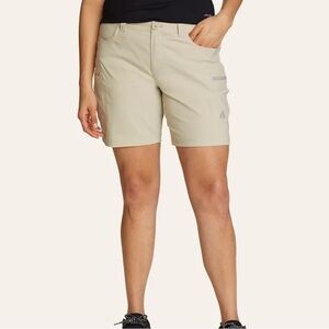 Eddie Bauer Women's Khaki First Ascent Quide Pro Shorts